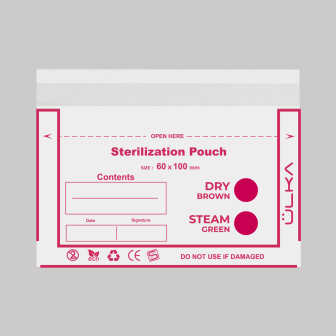 Selbstklebende Sterilisationsbeutel Kraft Ülka 60 x 10 cm
