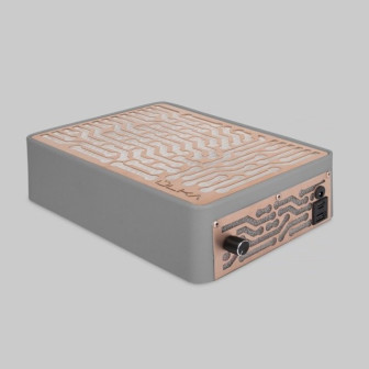 ULKA Nano Limited Edition Nail Dust Collector Gray, Rose gold grid