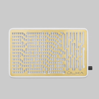 Coletor de Pó para Unhas ULKA Nano Edição Limitada Branco com grelha dourada