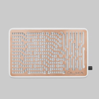 Aspirateur Manucure ULKA Nano Edition limitée Blanc, Grille Gold rose
