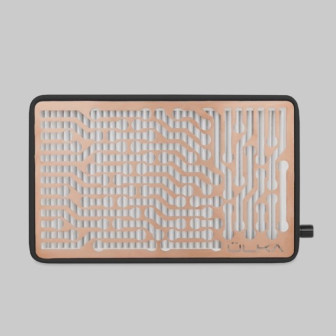 Aspiratore Polveri Unghie ULKA Nano Edizione Limitata Nero con griglia oro rosa