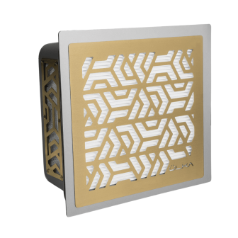 ULKA Premium Nagelstaubabsaugung Grau mit Goldgitter