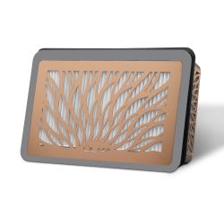 Aspirateur encastrable ULKA Tornado – Gris avec grille Rose Gold